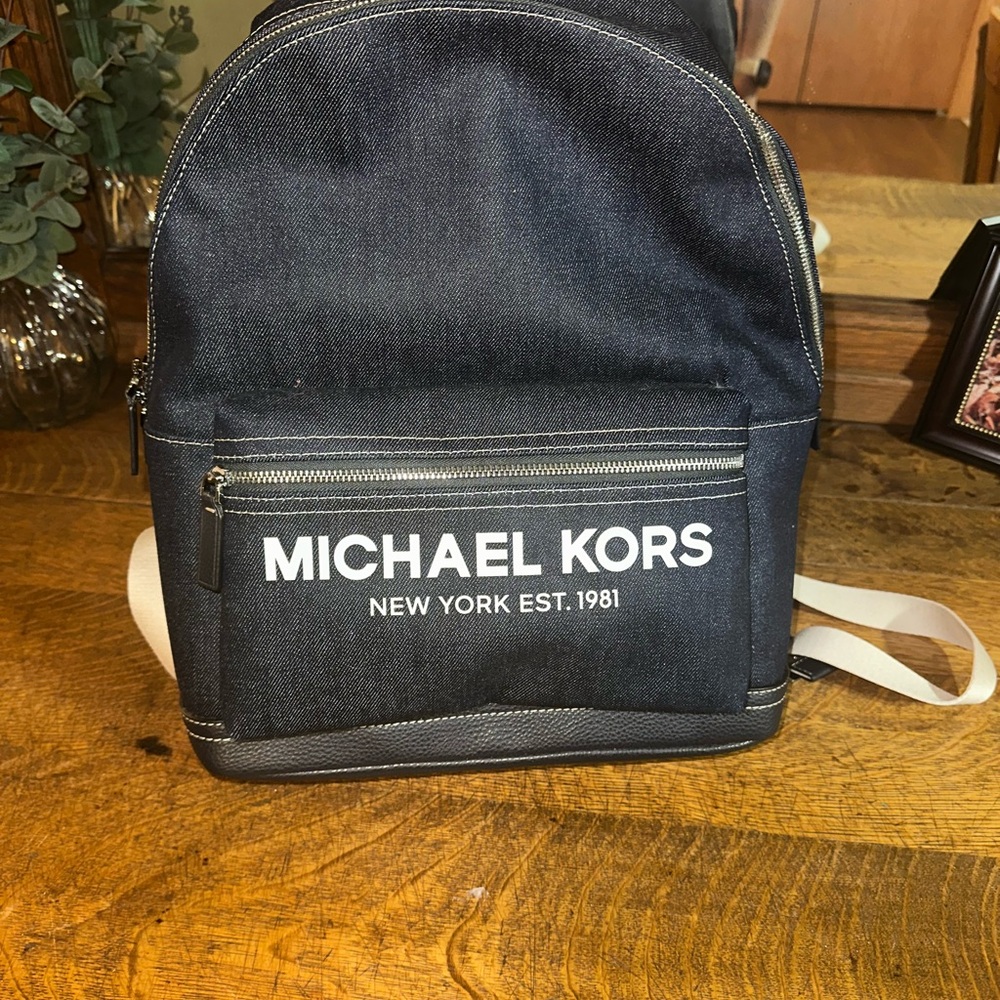Michael Kors Denim Backpack